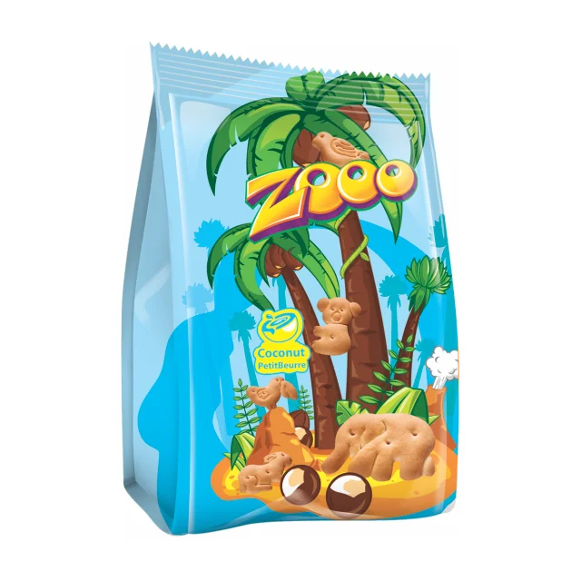 
Zoo Biscuit, Animal Shape Biscuits For Kids in 3 Flavour, Cocoa, Vanila, Coconut 