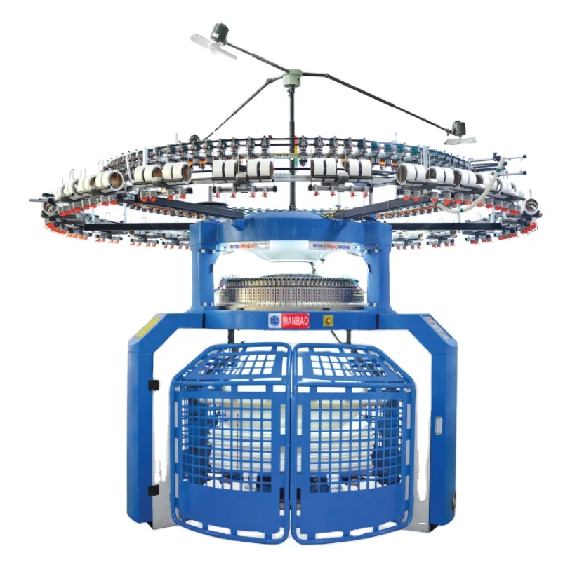 WANBAO Double Jersey  Circular Knitting Machines Double Knit Weft Fabric Cloth Making Machine
