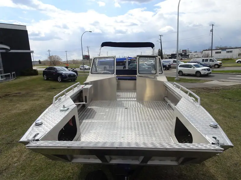 Ecocampor 22ft  Hard-Top Landingcraft All-Welded Aluminum Barge Boat