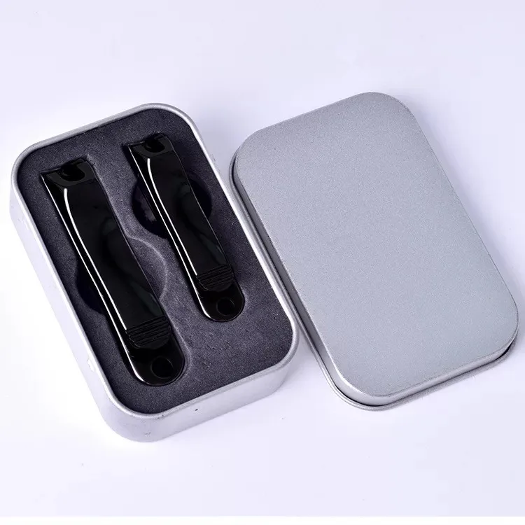 professional stainless steel nail cutter set nail cutter clipper with case for men and women