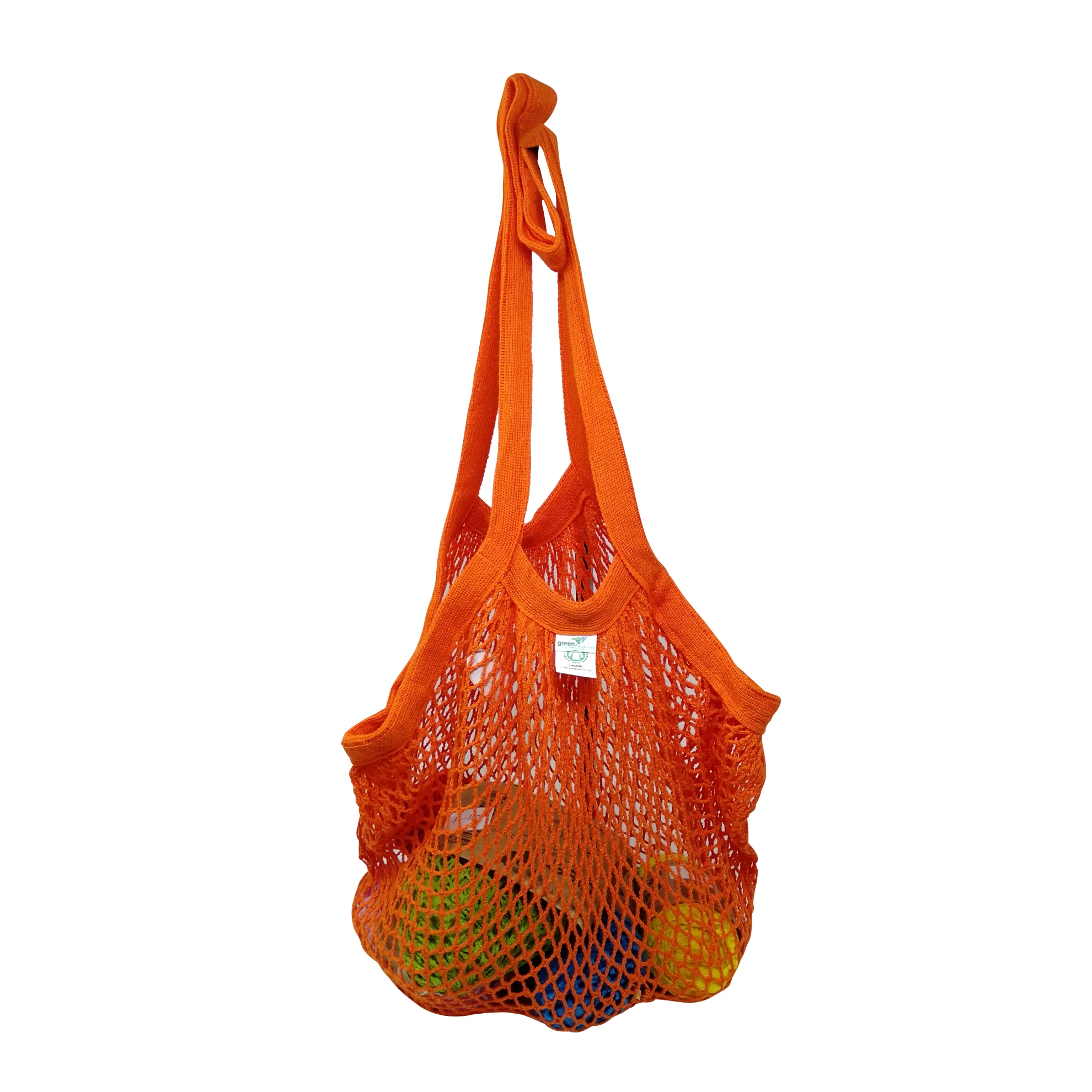 Environment-friendly Promotional Mesh Shopping Bag Reusable String Fruit Storage Net Mesh Fabric Shopping Grocery Bag