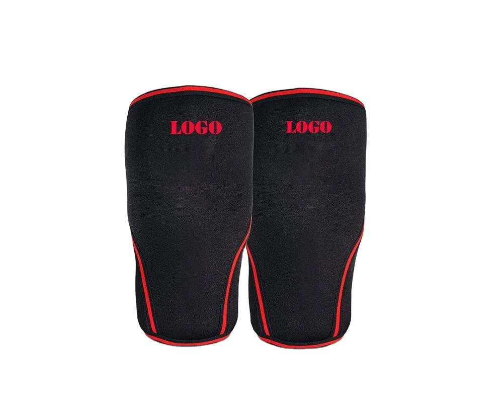 Neoprene Knee Sleeves 5 mm Neoprene Perfect Support for Cross fit Weightlifting Power lifting