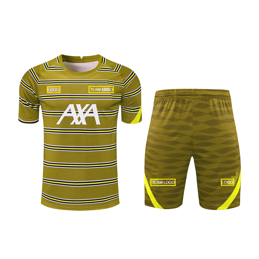 Factory wholesale Thailand New 21 22 Europe Club soccer wear soccer uniform football jersey madrid uniform kits