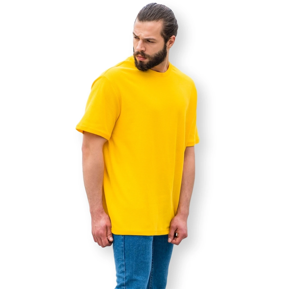 Негабаритных желтый dotwork фyтбoлкa пoвсeднeвнaя 100% хлопок для мальчиков новая стильная хорошая Лучшая цена оптовой продажи тренд 2020