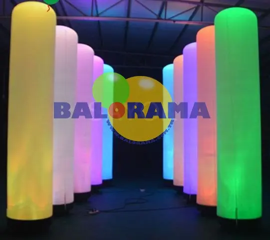 lighted tube balloon 2mt advertising inflatable balloon cheap advertising products