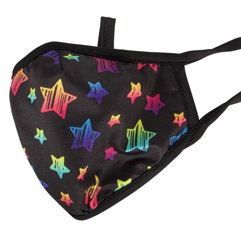  Oem оптовая продажа сублимационная модная многоразовая моющаяся маска для лица из 100% хлопка и полиэстера с дыхательным клапаном