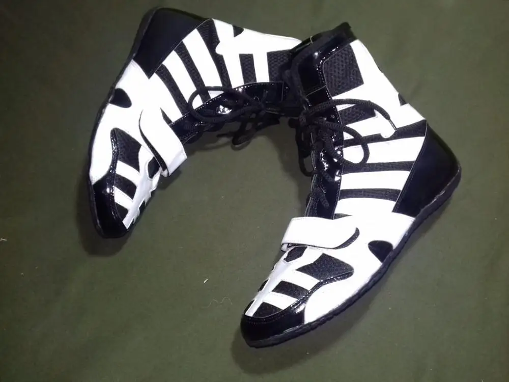 Direct Factory Custom Made Genuine Leather Boxing Shoes for Fitness Winter Season with Rubber Cotton Insole Custom Design