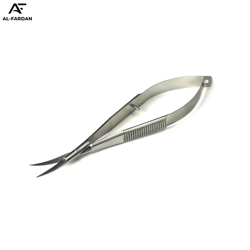 Eyebrow Scissors Multi Plasma Color Curved Sharp Blade High Quality Japanese Stainless Steel Private Label Beauty Spring Scissor