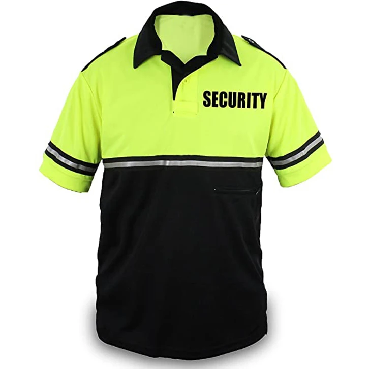 Security Uniform Men Security Shirt Security Guard Polo Shirts