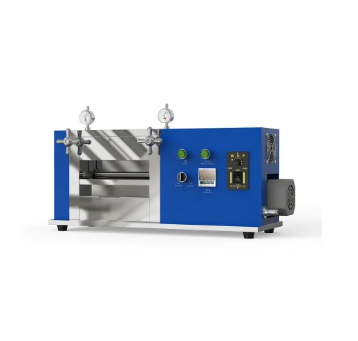 Lab Compact Roller Press Machine Film Applicator Battery Heat Calender Machine for Electrode Roll to Roll Coating