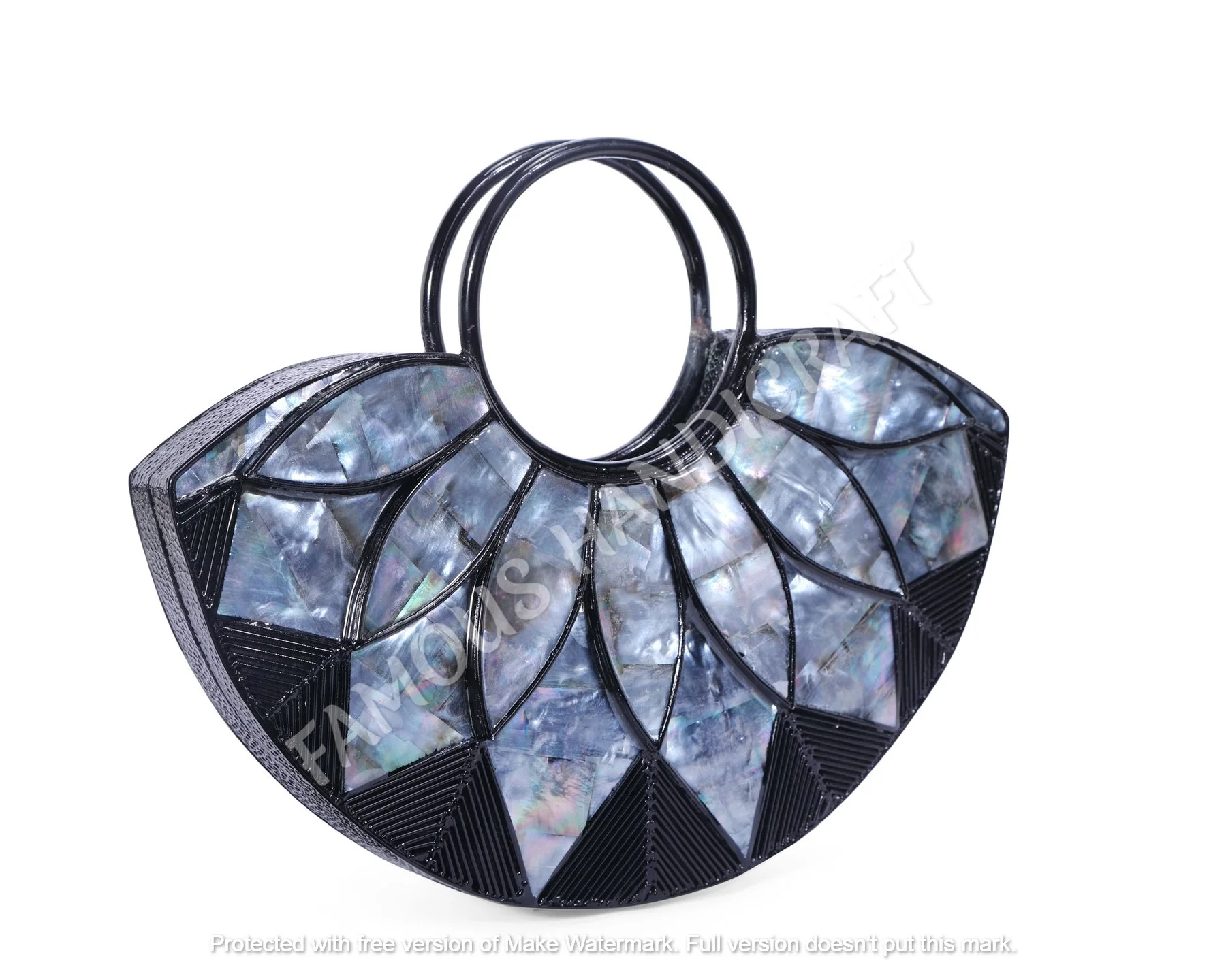 High Quality Hot Selling Mother Of Pearl Handcrafted Handmade Designer Luxury Handbag at Low Price