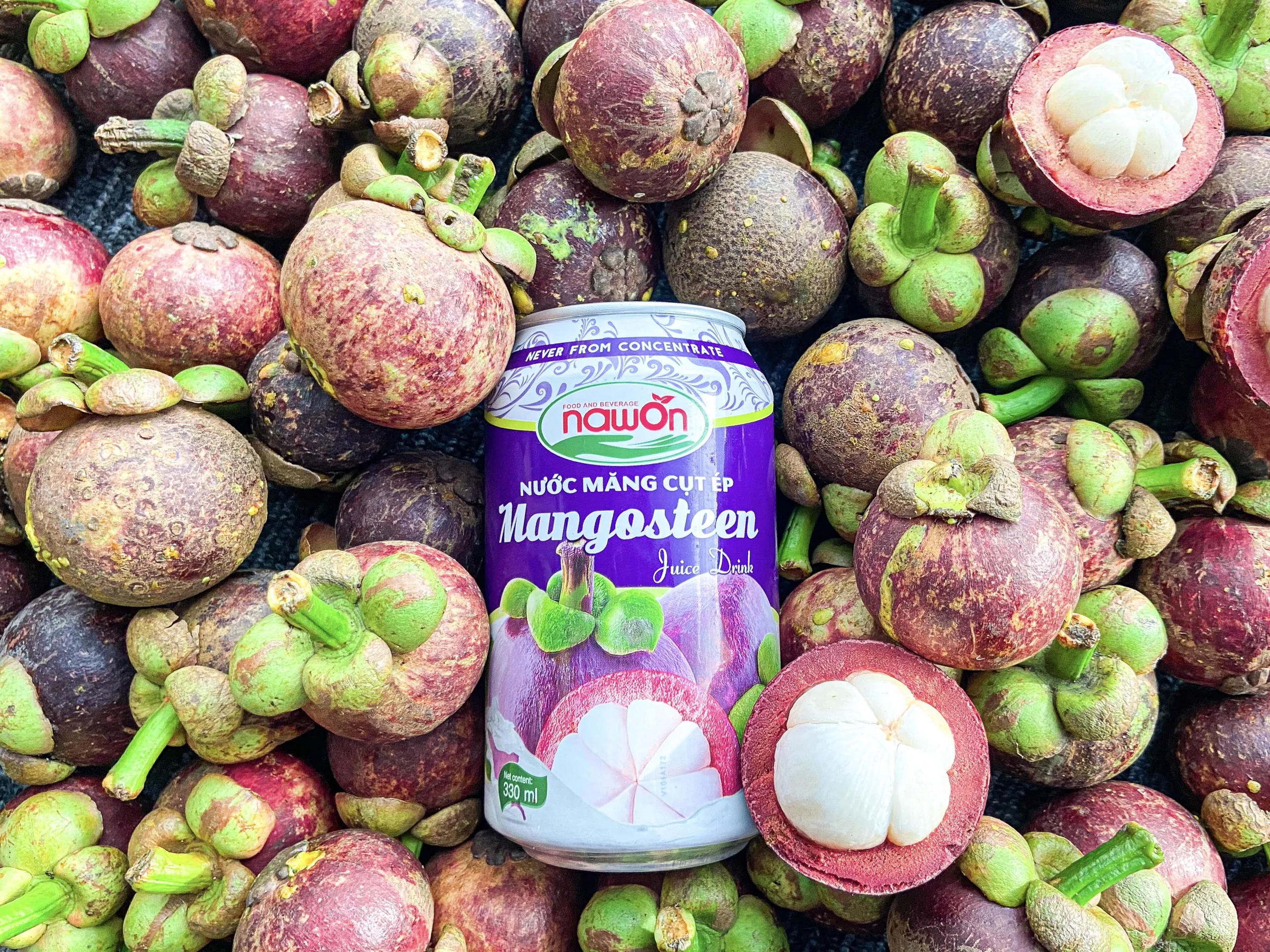 330ml NAWON Canned High Quality Tropical Fruit Juice Drinks Wholesale Suppliers Multi Juice from Vietnam Beverage Manufacturer