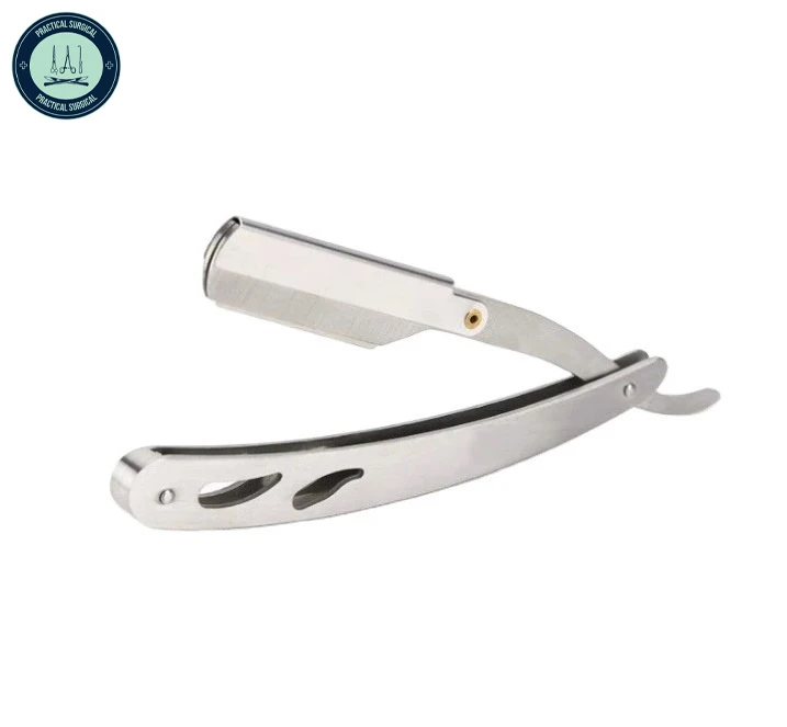 New Mirror polish Cut Throat Shaving Straight Stainless Steel Disposable Safety Barber Razor