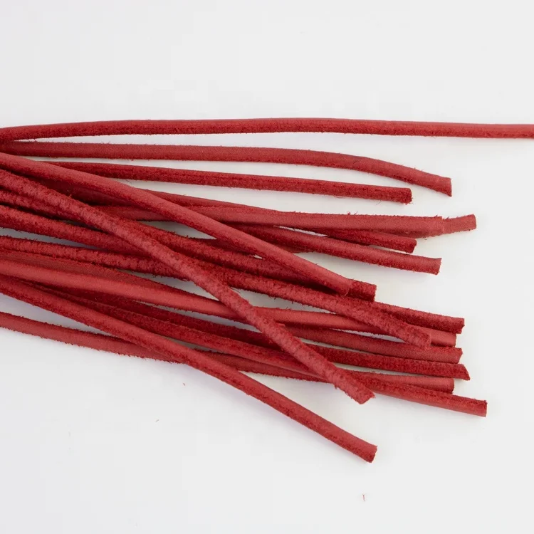 Красные кожаные ботинки круглой формы на шнурках из 100% натуральной кожи