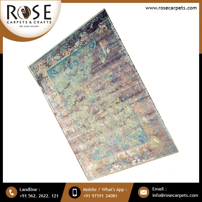 
Premium Look Floral Embroidered Designed Carpet Rugs Buy At Reasonable Price 