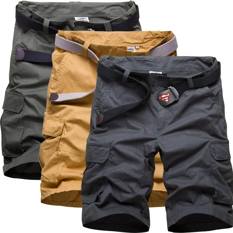 New Arrival Wholesale Hot New Products Men 6 Pocket 3/4 Cargo Shorts
