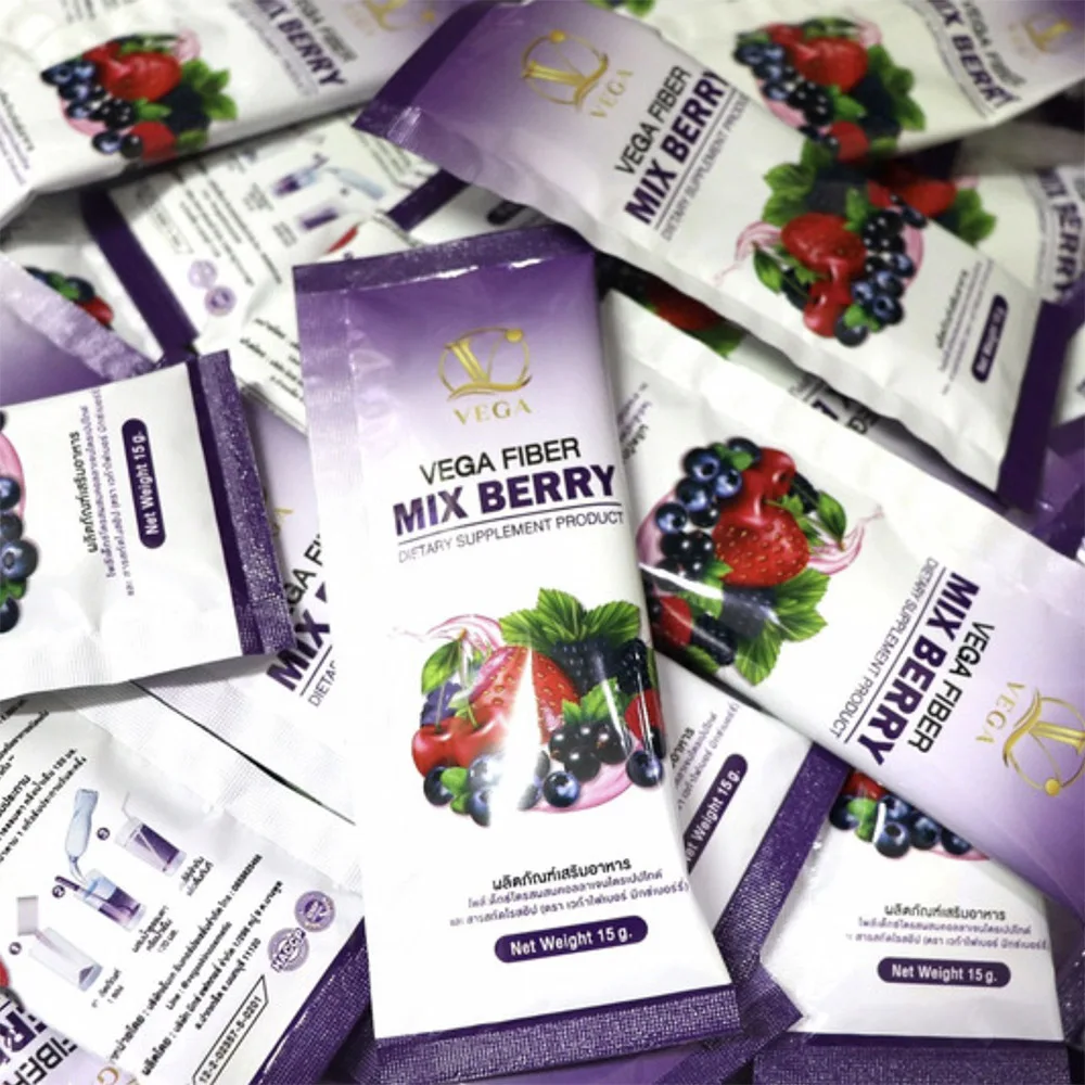  Пищевые добавки VEGA Fiber Mix Berry похудение коллаген здоровый порошок