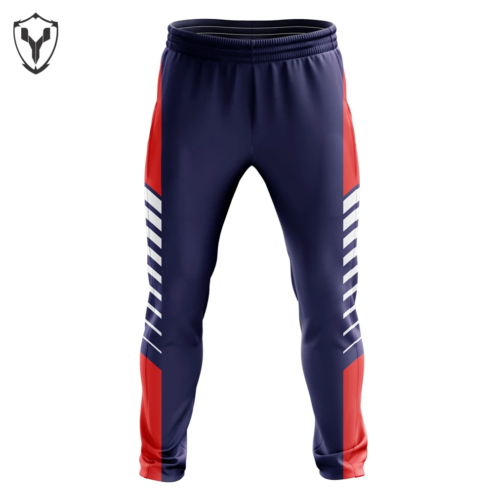 Best Quality Youth Cricket Pants Design Custom Team Logo Number Label Printed New Arrival 100% Polyester 2021