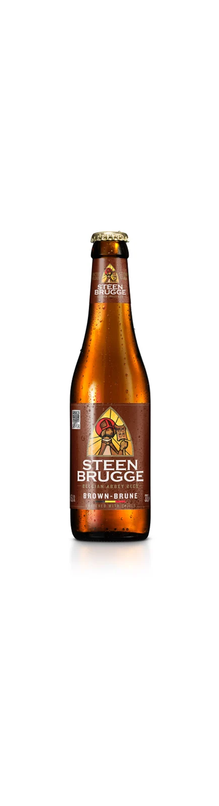 Steenbrugge коричневый пиво Бельгия пивной ящик Dubbel 24x33cl