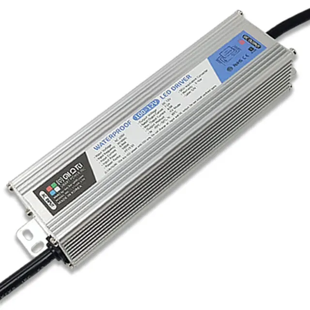 Светодиодный драйвер 100 Вт, тонкий светодиодный драйвер OEM CE AC 220 В DC 12 В, высокое качество, водонепроницаемый IP67 для светодиодных модулей, наружное освещение, Сделано в Корее