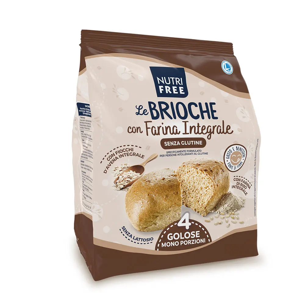 Gluten free WHOLEMEAL BRIOCHE 200g (4x50g)