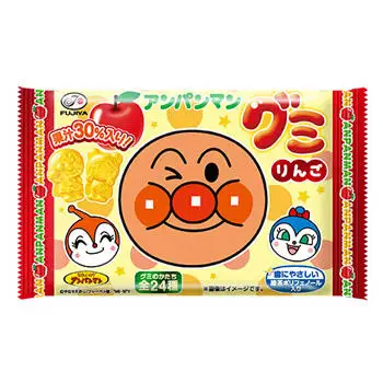 Anpanman gummy apple