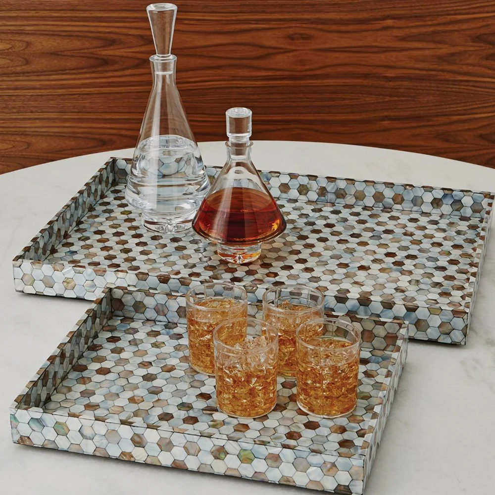 New Design Mother Of Pearl Tray Decor Home Wholesale