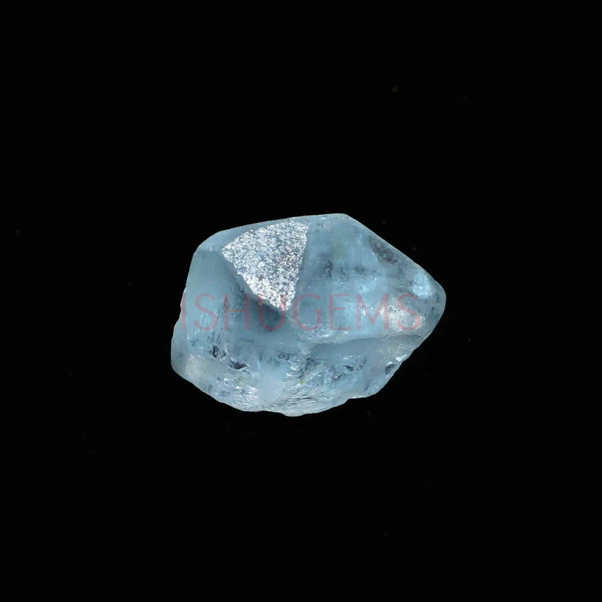 Natural Sky Blue Topaz 13x12mm Freeform Rough 13.25 Cts Loose Gemstone