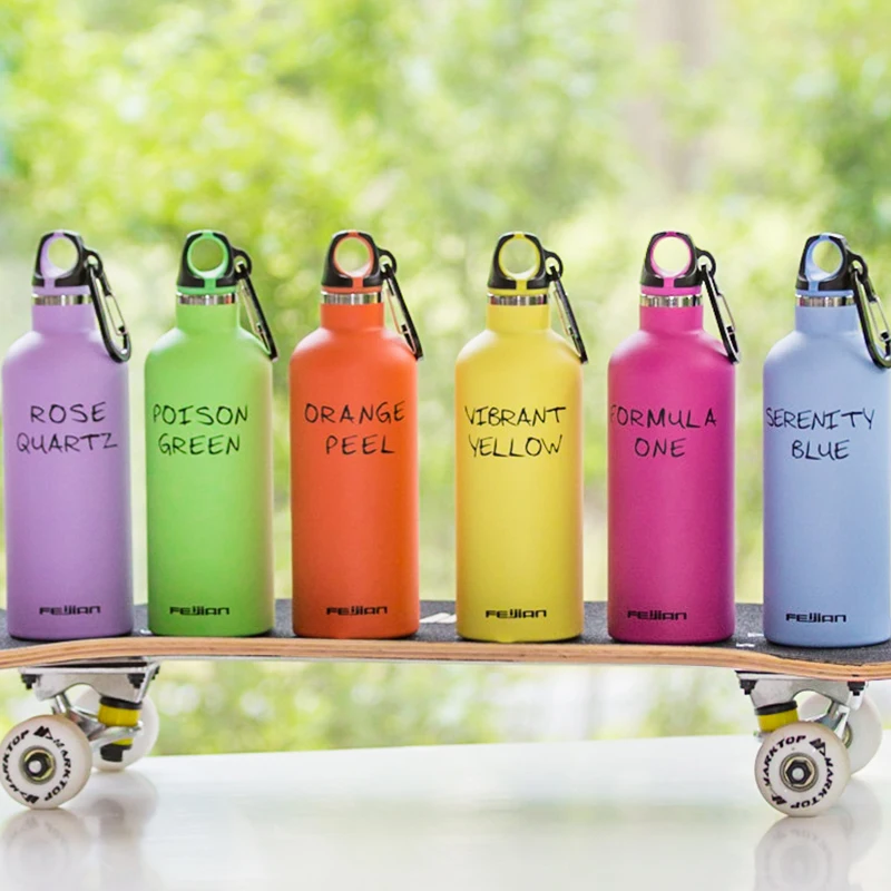 
Feijian 750ml/26oz vacuum flask insulated stainless steel sport Custom Portable for Running water bottle 