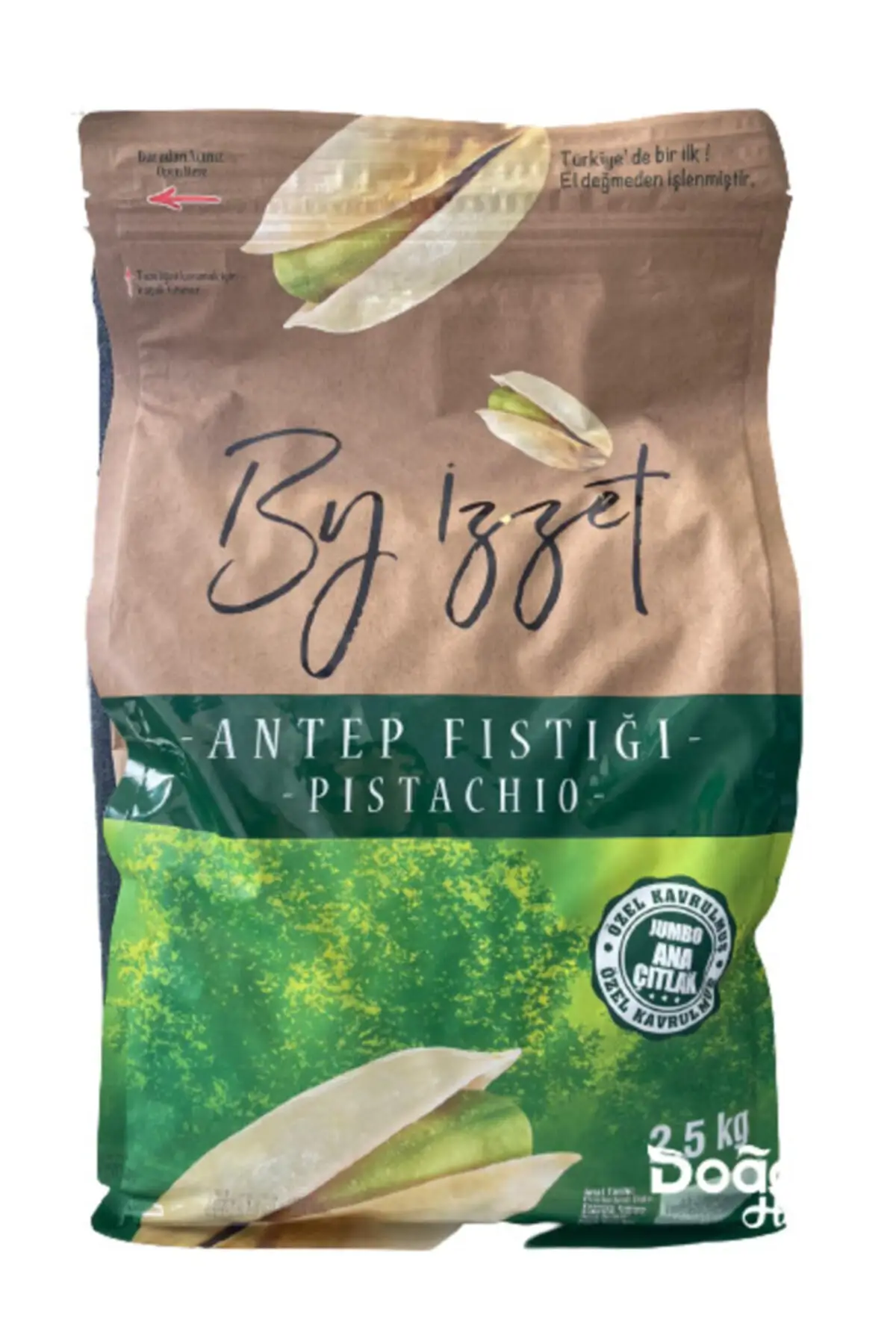 2500 gr / 2.5 kg  (115 - 120 caliber ) Best Quality Roasted and Salted Pistacio Nuts - FROM TURKEY