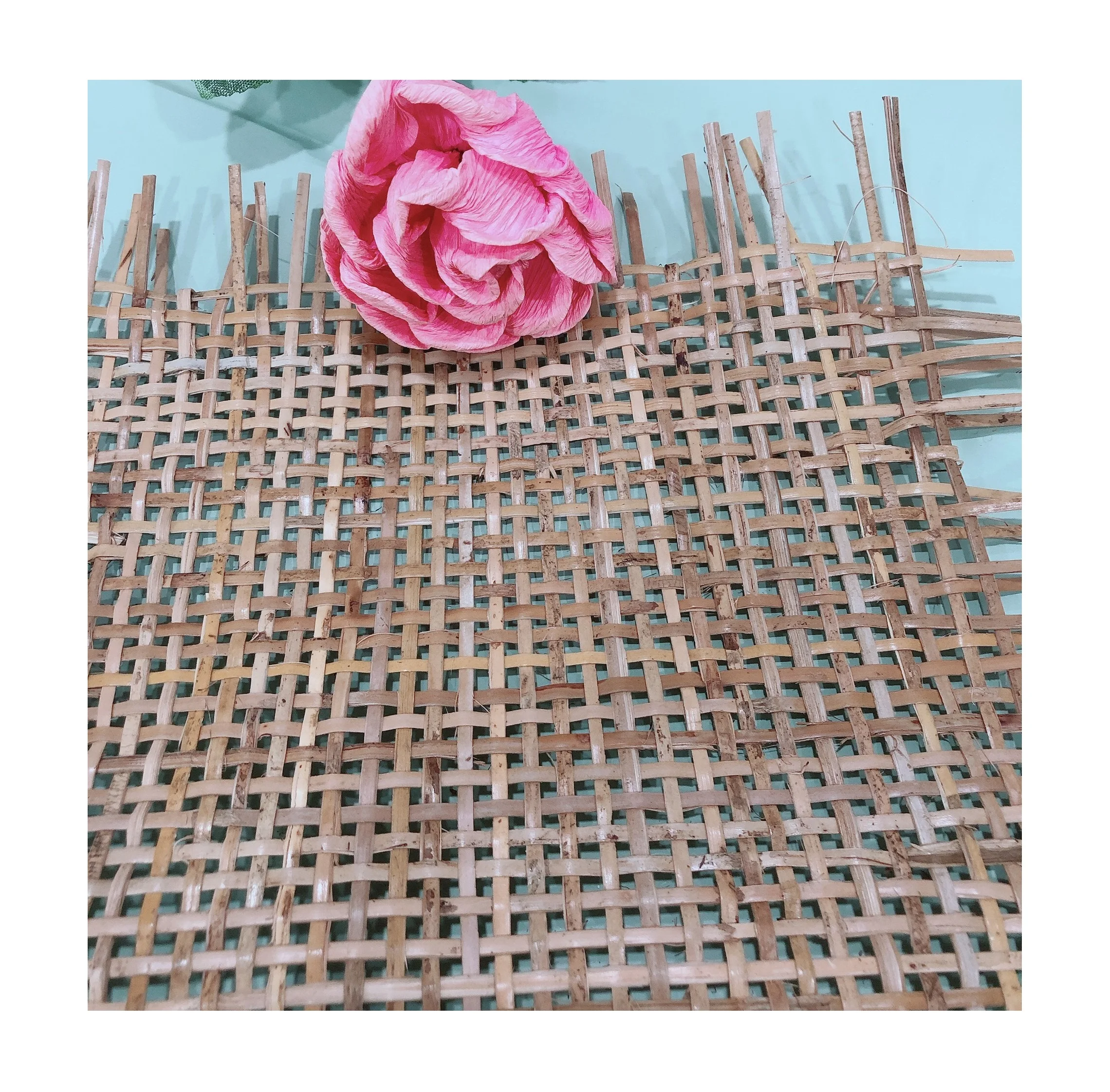Close knit Rattan Webbing Cane In Bulk/ Herringbone Wicker Rattan Mesh Roll