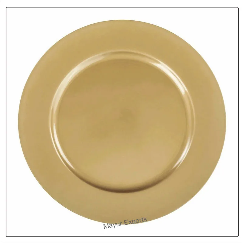 Stainless Steel Gold Charger Plate Wedding Charger Plate