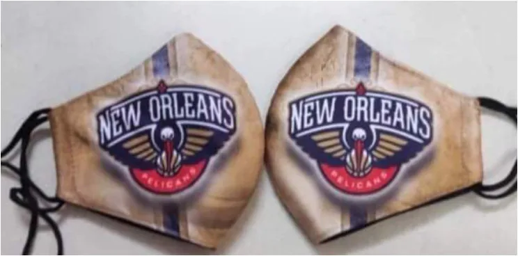 
Original design NBA ball team Lakers Heat Warriors Nuggets pluggable protective maskes face cover adults 