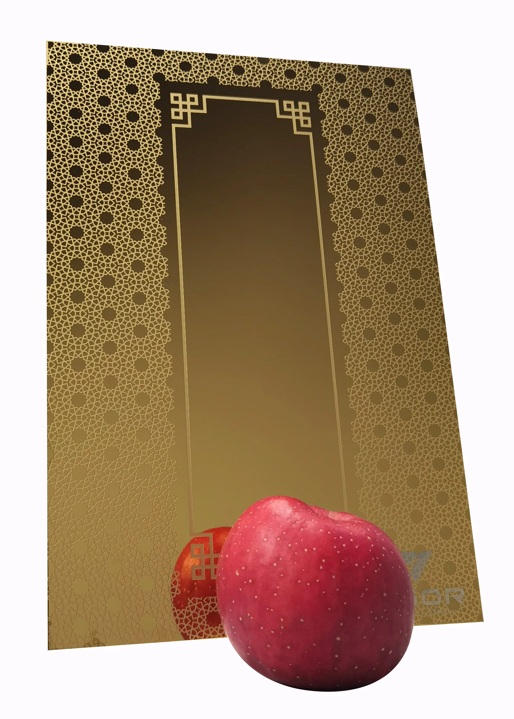 Aisi 201 304 gold mirror sheet decorative etched stainless steel sheet elevator door for decoration