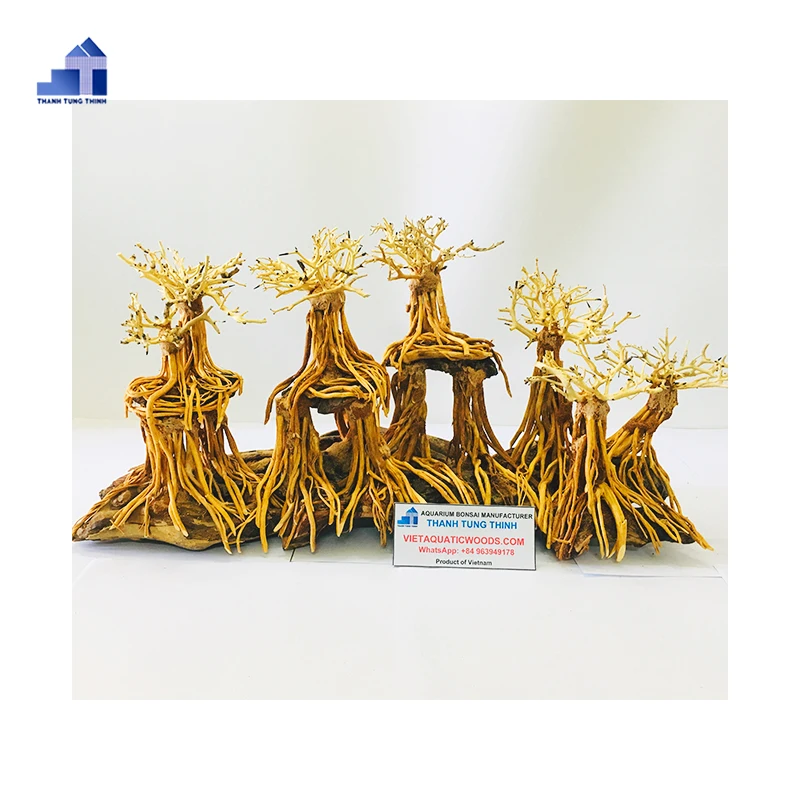 Hot items 2024 Large Bonsai driftwood for aquarium decoration Fish Tank Accessories WhatsApp: +84 961005832