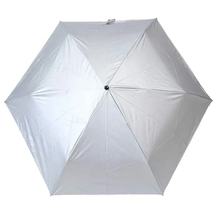 
Foldable umbrella for both rain and rain Fabric back color coating 99% UV cut heat shield 99.9% UPF50 + fiberglass bone 