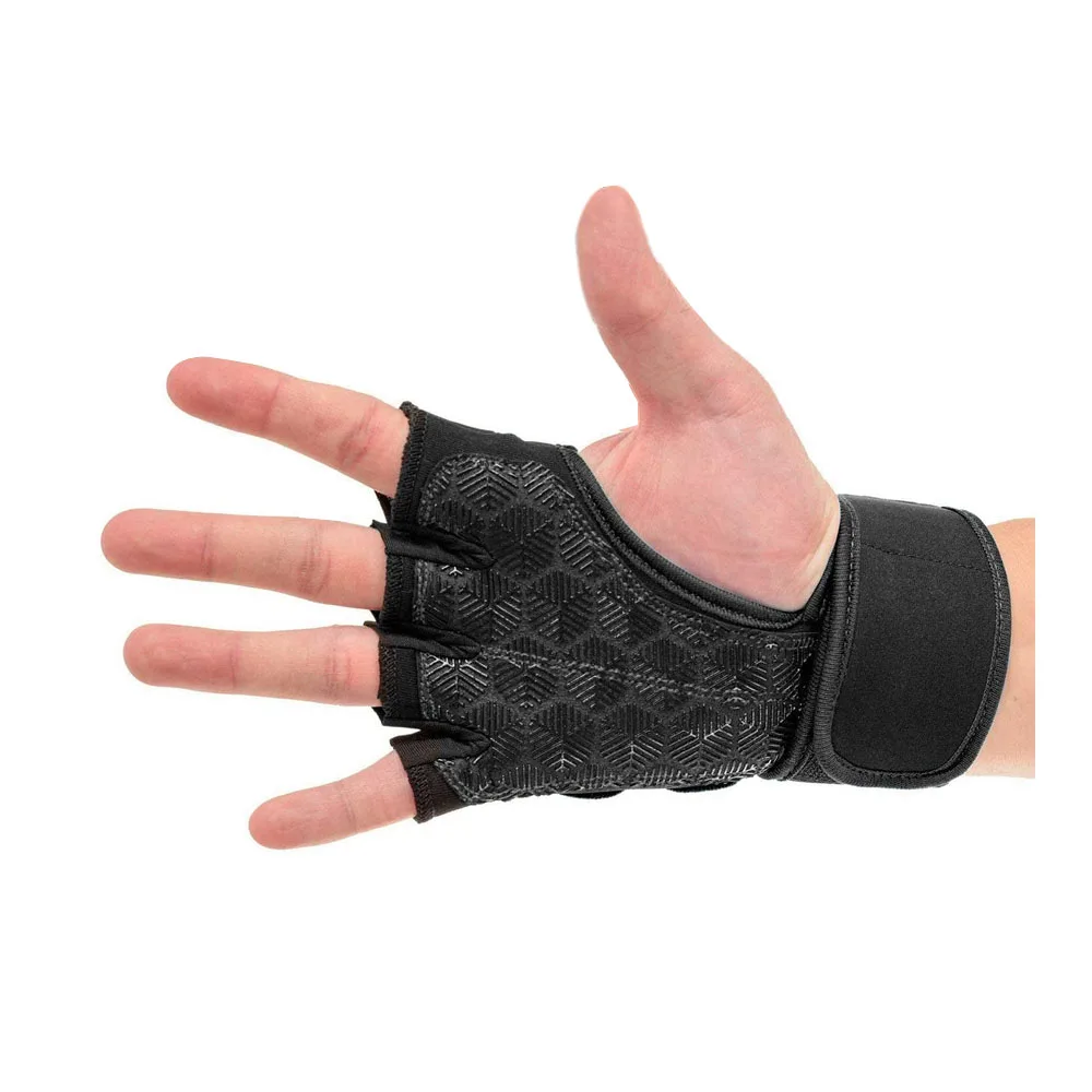 Новые Модные дышащие кожаные спортивные перчатки для тренировок фитнеса тяжелой атлетики боди-строительные тренировки унисекс