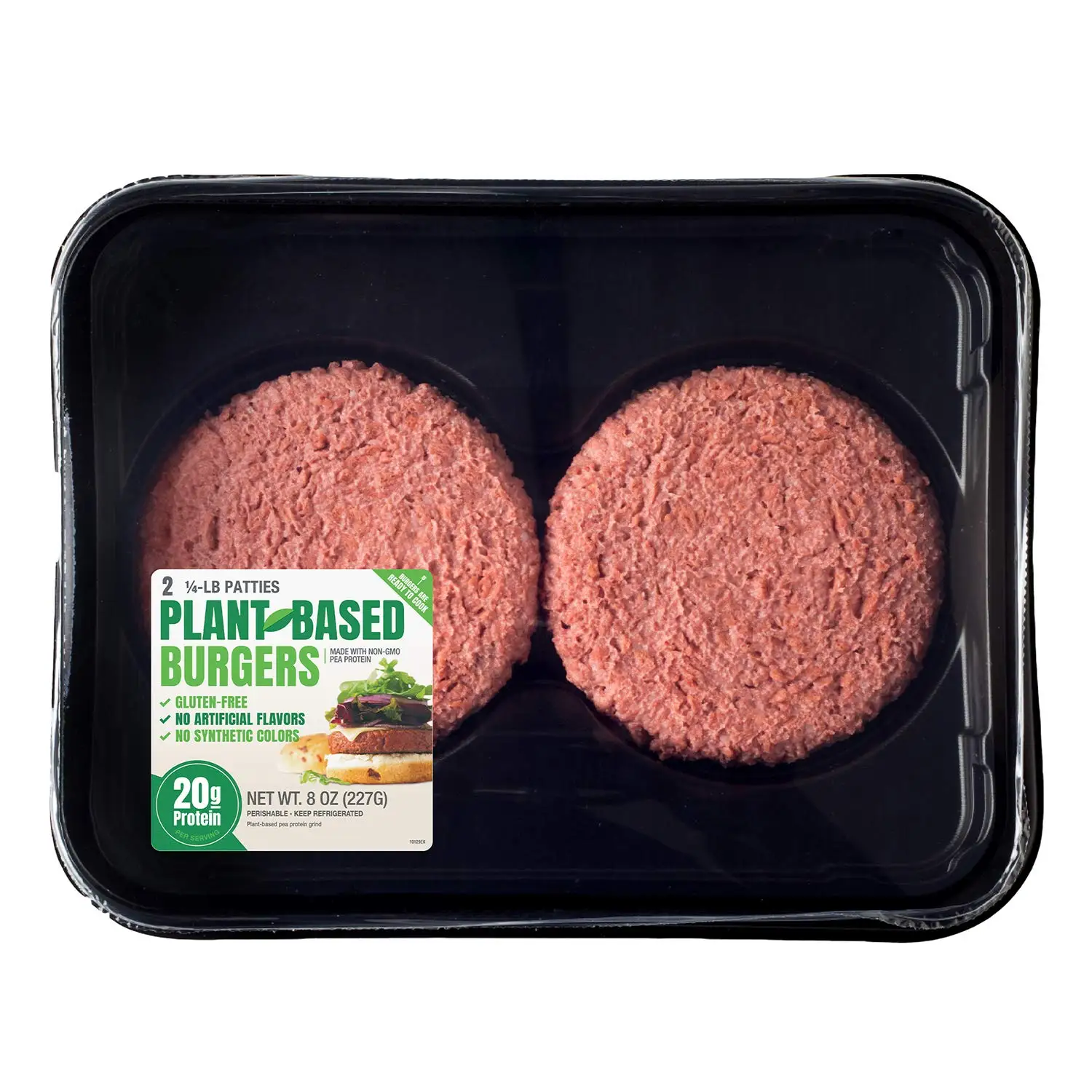 Cargill World Leading Supplier - Plant-based Burger Patties, 4 Ounce (8 Pack, 16 Patties Total)
