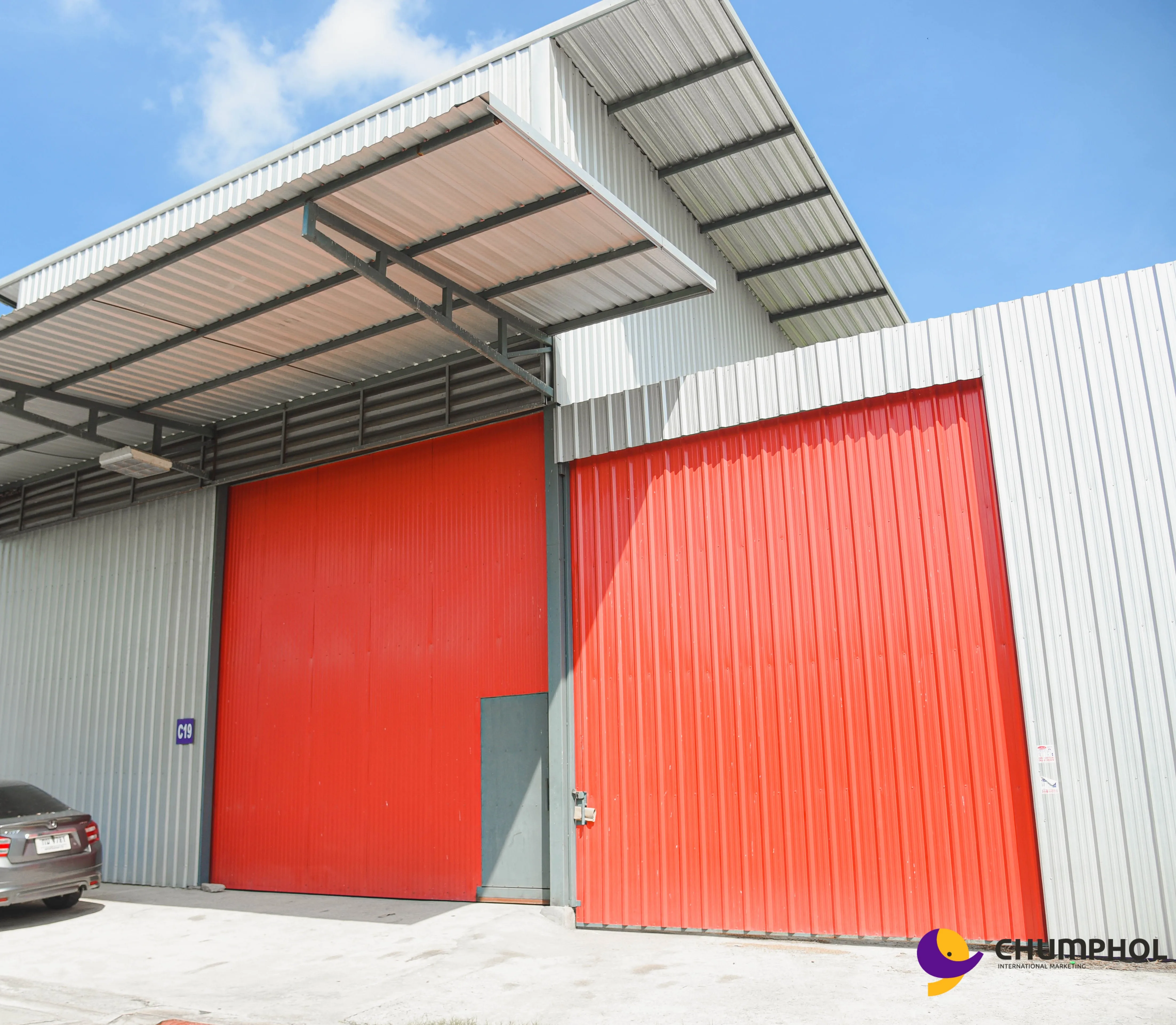 
High Raise Space Rent A Warehouse Land Steel Structure House Prawet In Thailand 