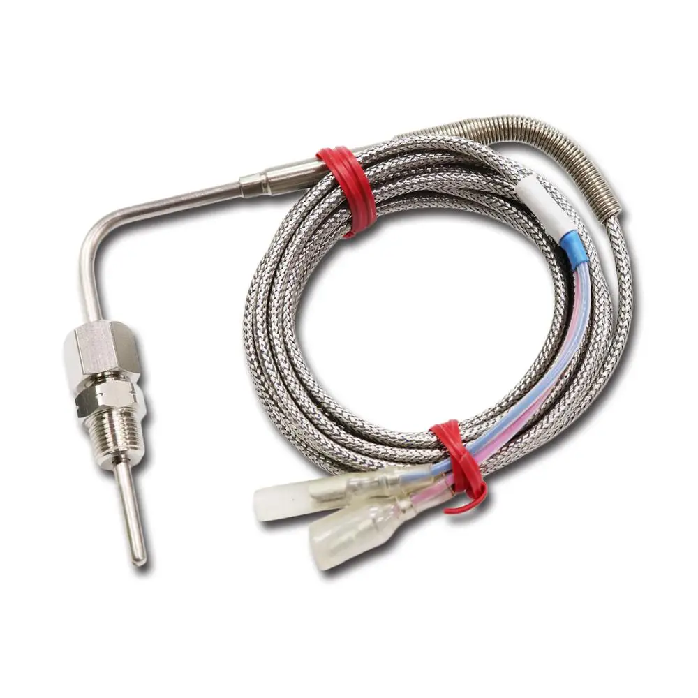 Taiwan Made 52 mm Auto Exhaust Gas Temperature Gauge White LED Black Face For