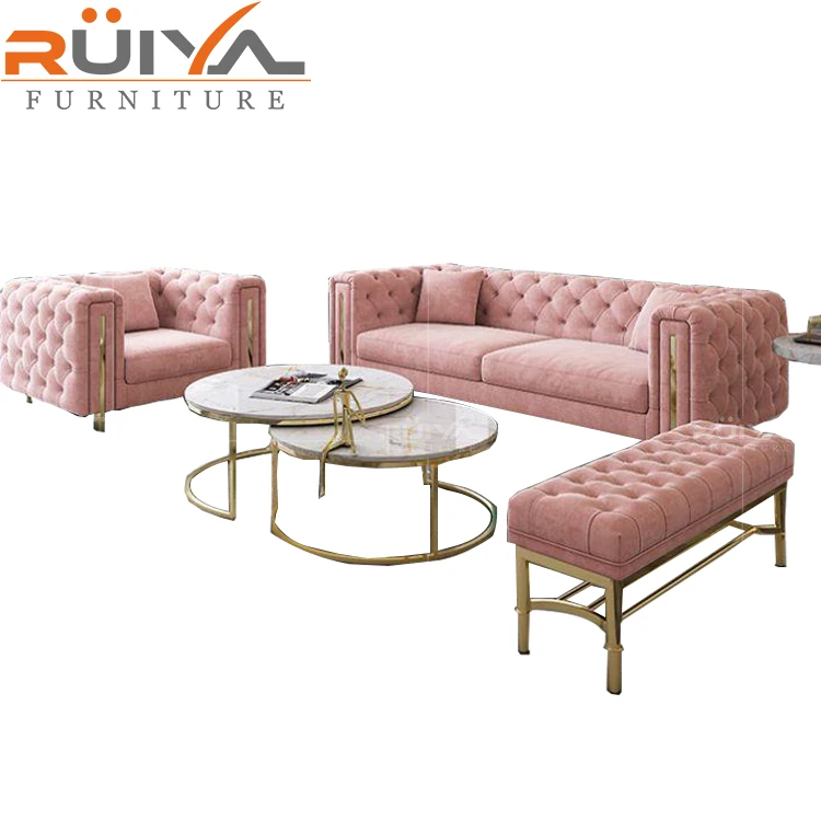 Fabric nordic sofa couch living room sofa set grey color 3 2 1 sofa set designs home furniture