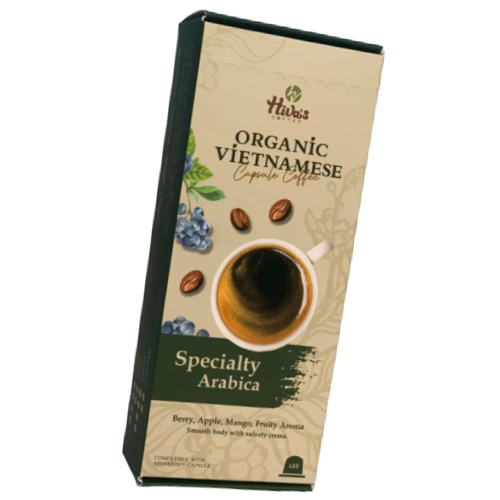 K-Cup Capsule Coffee 100% Vietnamese Specialty Arabica Coffee Box of 10 Capsules with 10grams per capsule for Keurig Makers