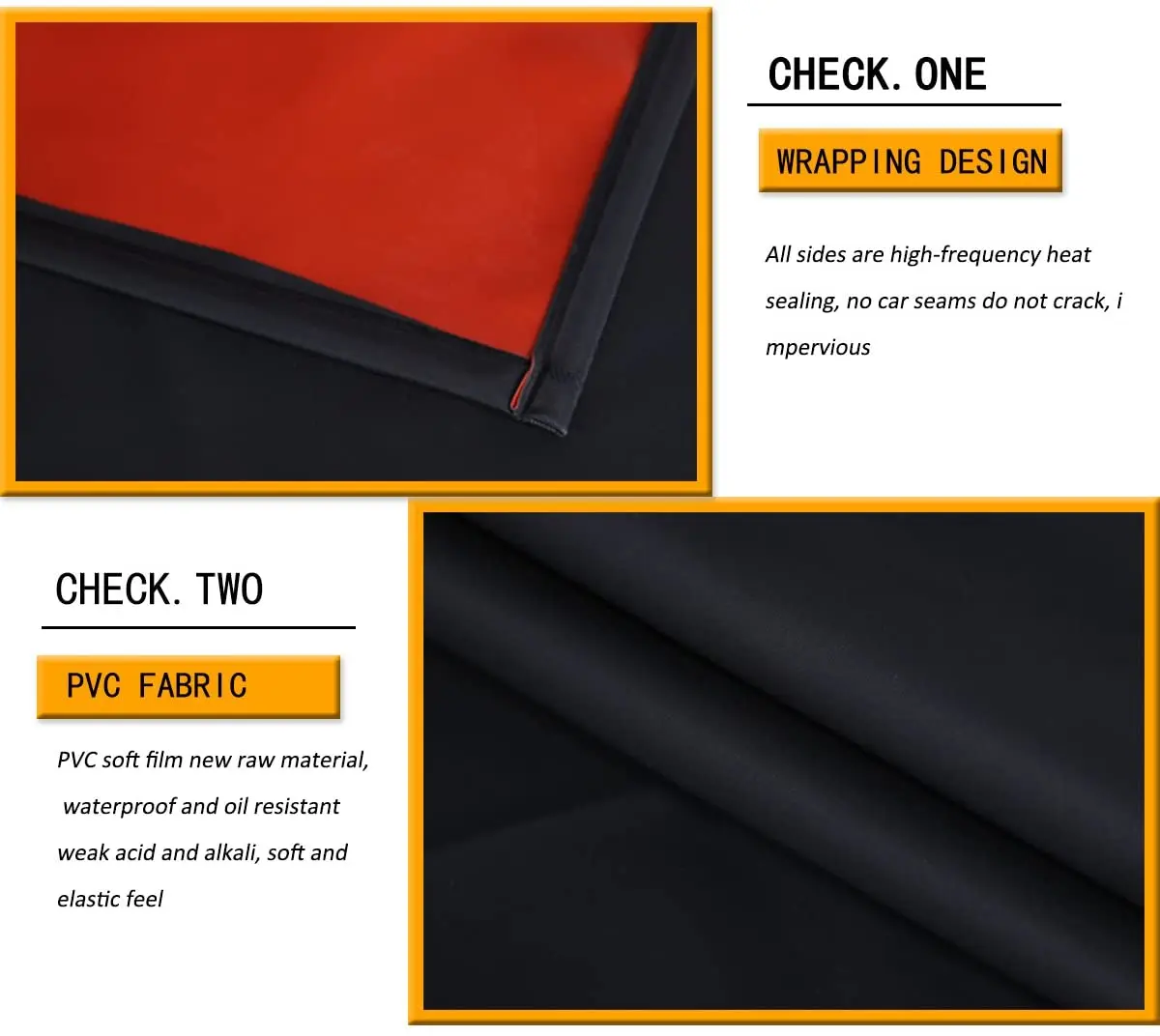 Heavy Duty Model - Stay Dry - Industrial Chemical Resistant Plastic PVC apron