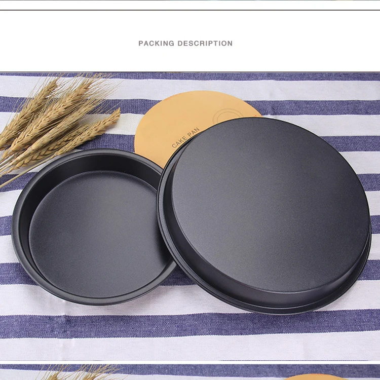  Лучшие продажи классическом 9 дюймов изготовленный на заказ из углеродистой стали с антипригарным покрытием Для Выпечки Пиццы