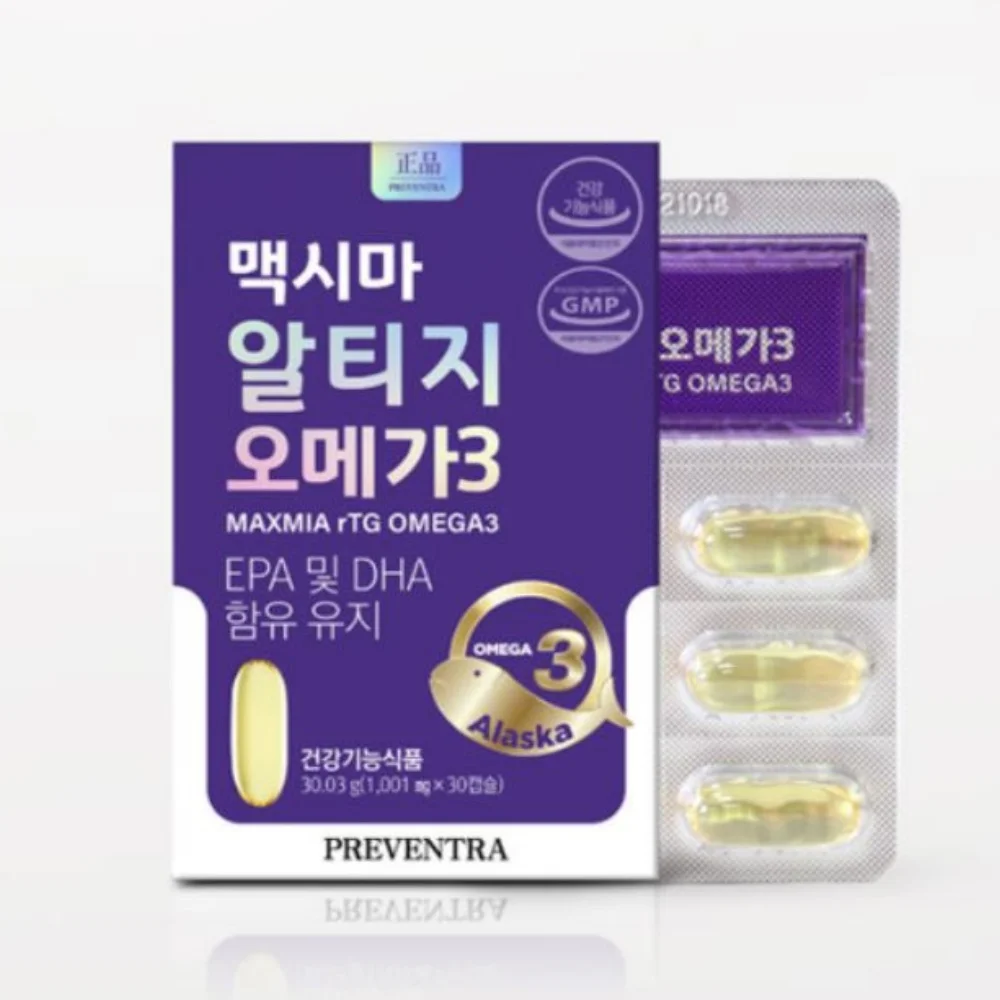 
 Высокое качество rTG Omega3 1001 мг 30 мягких гелей из Южной Кореи  