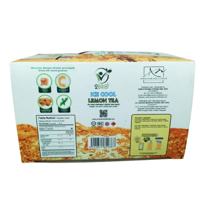 Premix Ice Cool Tea with Lemon and Honey