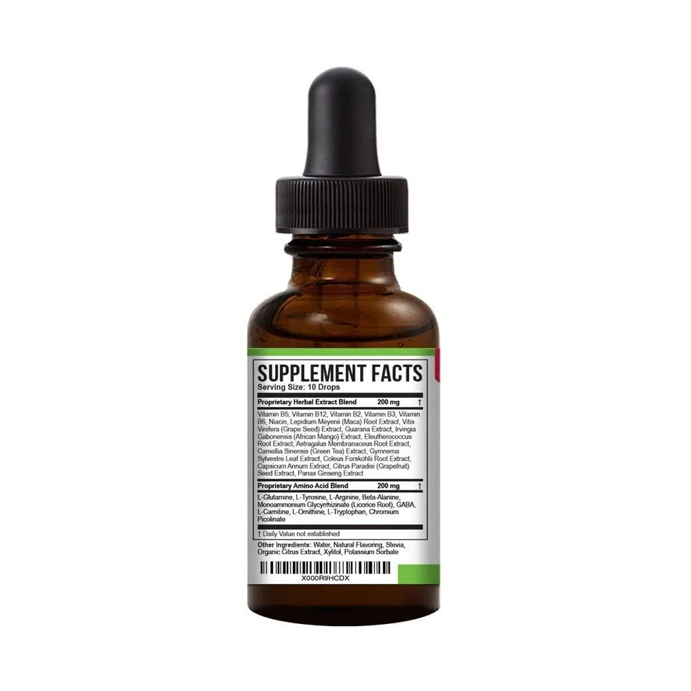 Green Organics Vitamin B Complex Liquid Drops Certified Support Energy Vitality and Immunity Health (2 Fl Oz) GMO Free
