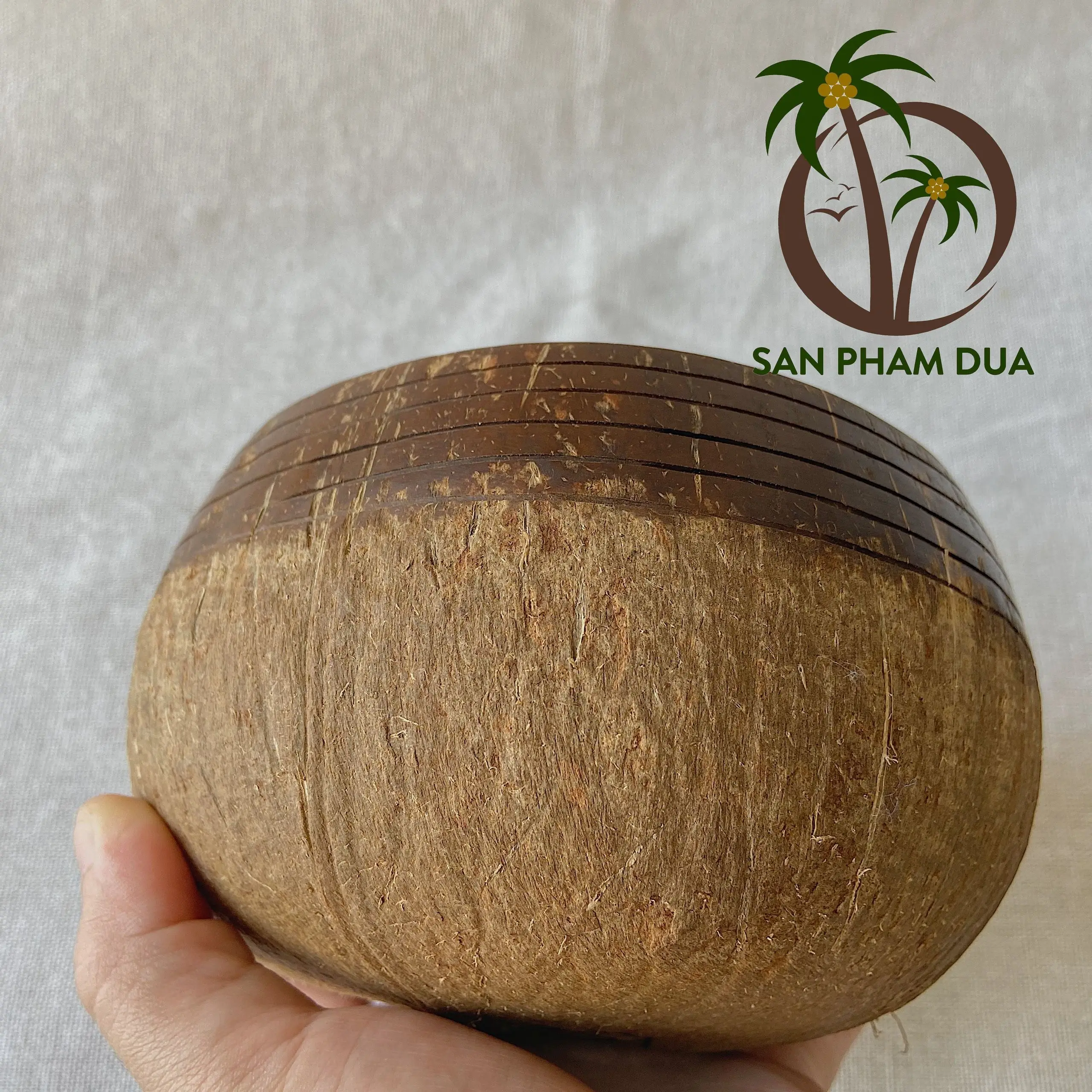 COCO-ECO BRAND  100% PURITY FROM VIETNAM NATURAL COCONUT BOWL EXQUISITE HANDMADE PRODUCTS HOUSEHOLD TABLEWARE CUTLERY