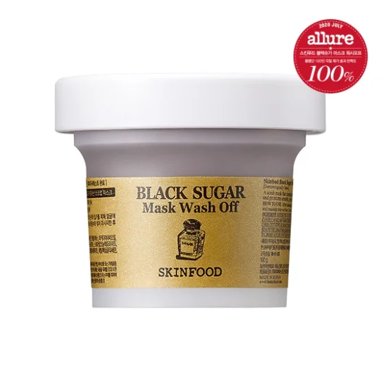 [SKINFOOD] Black Sugar Mask Wash Off korean skincare cosmetics products