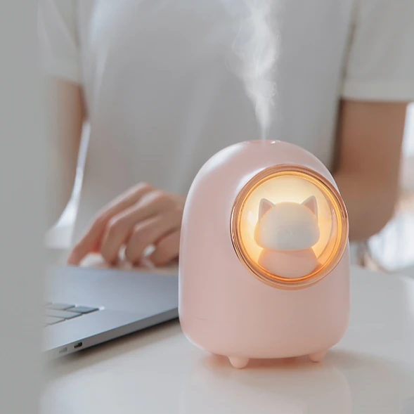 320ml mini cat room potable USB Room Car Air Humidifiers small Ultrasonic Humidifier